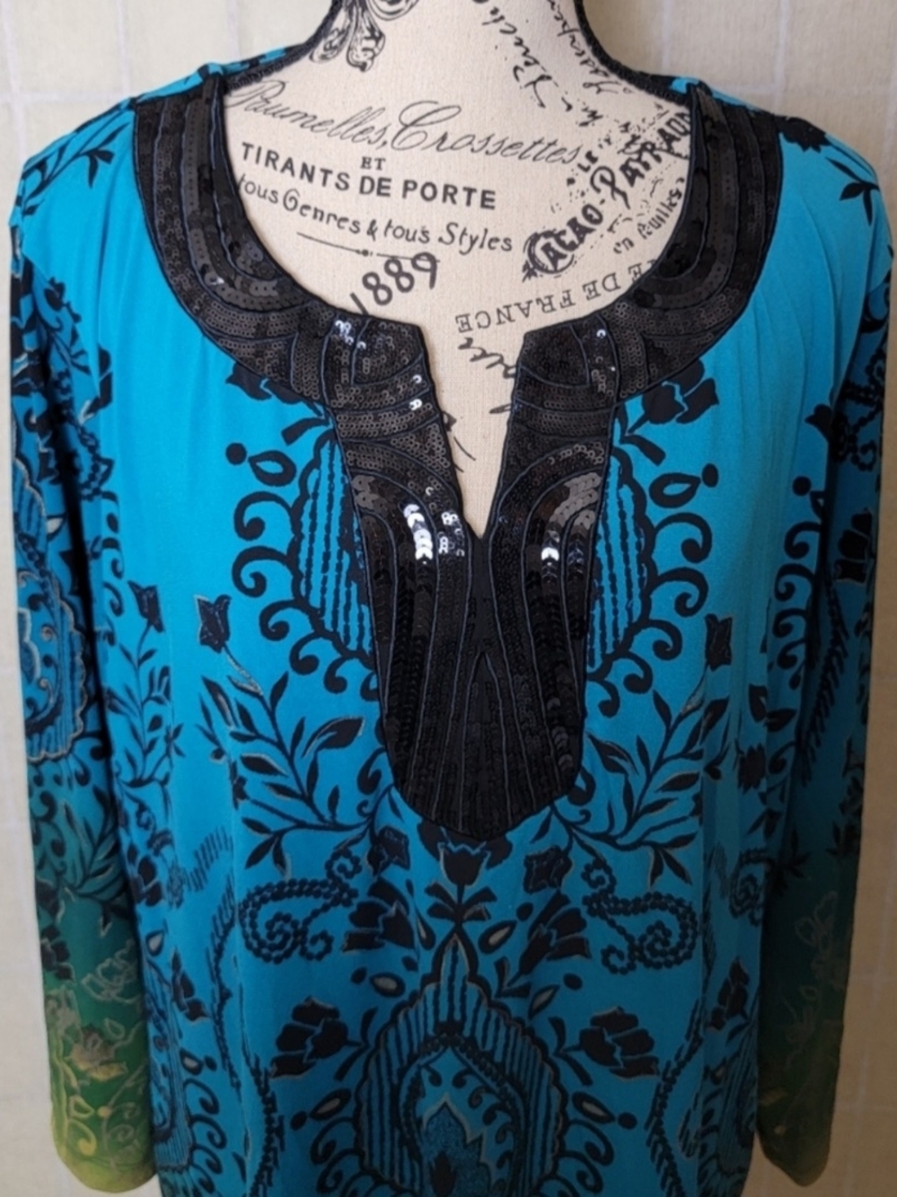JM Collection Blouse - Picture 2 of 6